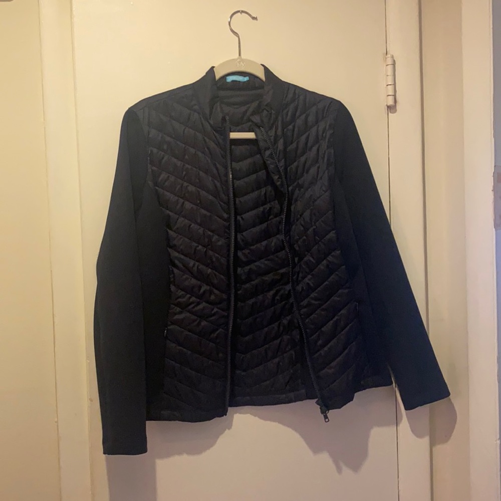 Navy blue quilt jacket